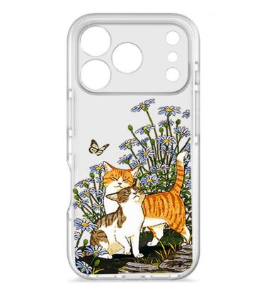 تصویر  کاور طرح Cat & Butterfly برای گوشی اپل Iphone 17 Pro Max