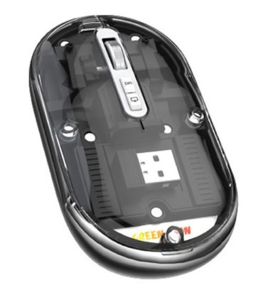 تصویر  ماوس بی سیم گرین لاین مدل Transparent Mouse