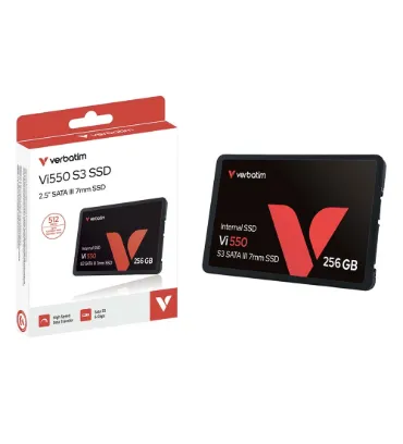 تصویر هارد اینترنال اس اس دی ورباتیم مدل Vi550 S3 ظرفیت 256 گیگابایت