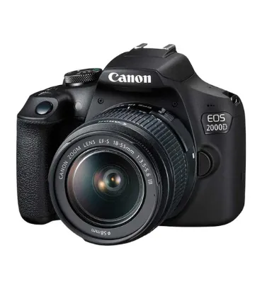 تصویر  دوربین عکاسی کانن مدل EOS 2000D با لنز 18-55 میلی‌متری DC III