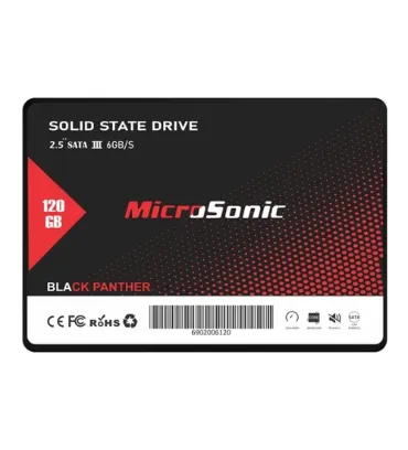 تصویر  هارد SSD اینترنال میکروسونیک مدل Panther ظرفیت 120 گیگابایت