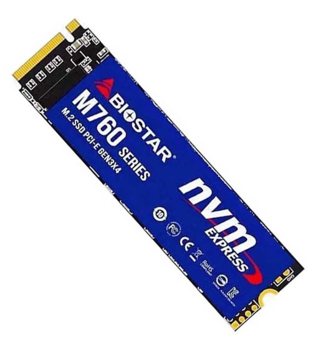 هارد اینترنال اس اس دی M.2 NVMe بایوستار مدل M760 ظرفیت 256 گیگابایت نمای ۲