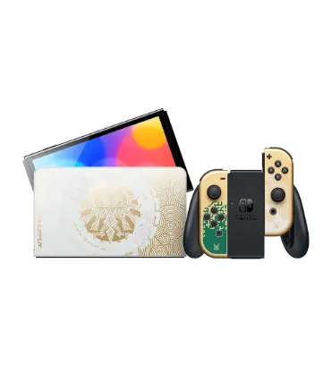 تصویر  کنسول بازی نینتندو مدل Switch White OLED Tears of the Kingdom