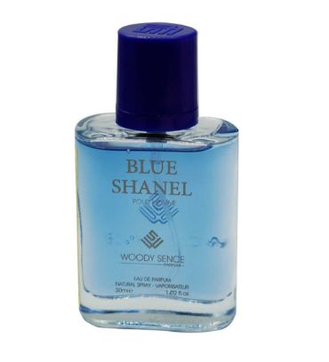 عطر جیبی مردانه وودی سنس مدل بلو شنل 30 میلی لیتر