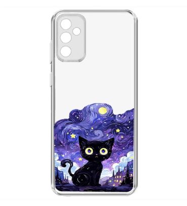 کاور طرح Purple Cat مناسب برای گوشی سامسونگ Galaxy A13 5G