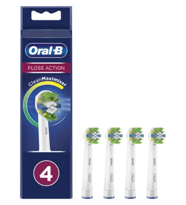 سری یدک مسواک برقی اورال بی مدل Floss Action بسته 4 عددی
