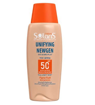 کرم ضد آفتاب رنگی آردن سولاریس مدل Unifying Newgen با SPF 50 مناسب انواع پوست بژ طبیعی حجم 75 میلی لیتر