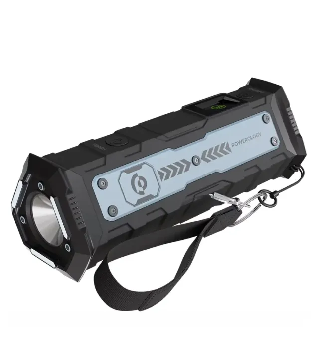 چراغ قوه و پاور بانک پاورولوژی مدل PP091 PPBCHA91BK نمای ۲