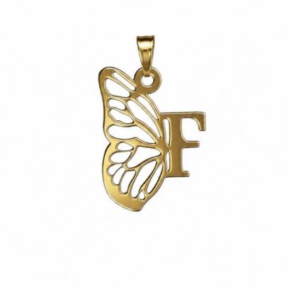 آویز گردنبند طلا 18 عیار زنانه مدوپد مدل F کد kc18850