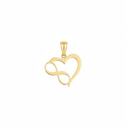 آویز گردنبند طلا 18 عیار زنانه مدوپد طرح بینهایت کد val-2