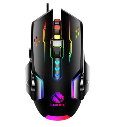 ماوس با سیم گیمینگ لایماید مدل RGB-V7