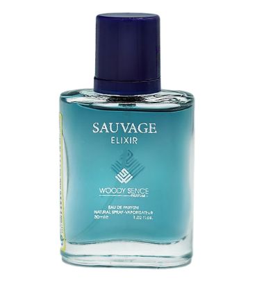 عطر جیبی مردانه وودی سنس مدل ساواچ الکسیر 30 میلی لیتر