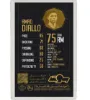 تصویر  شمش طلا 18 عیار سوت طرح کارت فوتبالی اماد دیالو