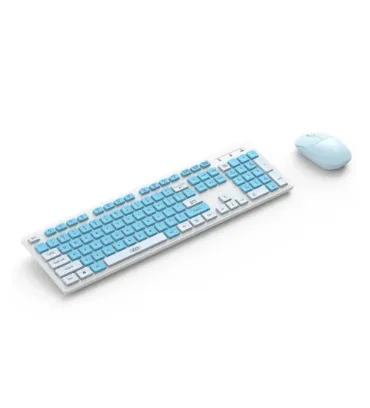 کیبورد و ماوس بی سیم ایکس اُ مدل KB-05