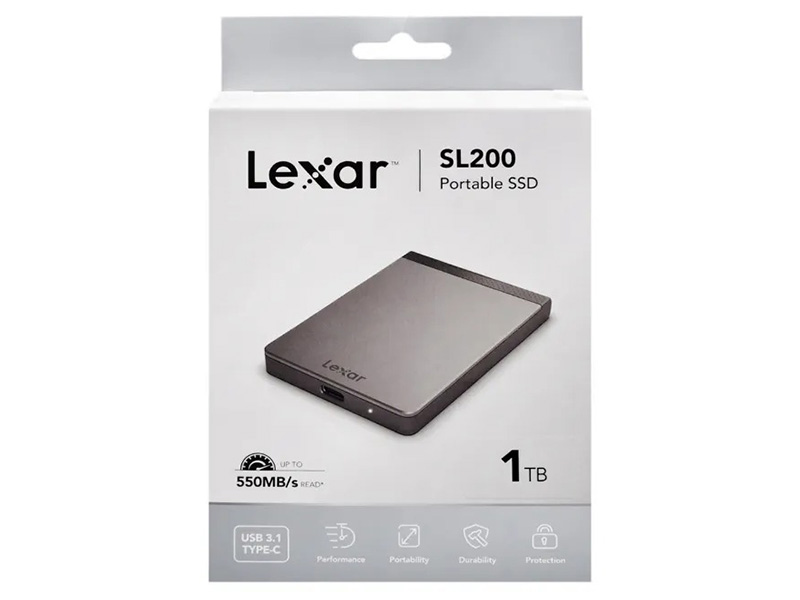 هارد SSD اکسترنال لکسار مدل SL200 ظرفیت 1 ترابایت