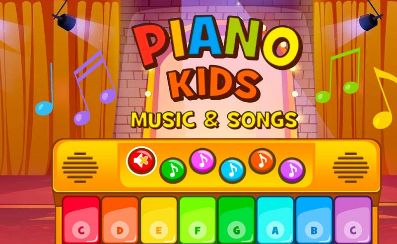 بهترین بازی های آموزشی اندروید برای کودکان: پیانو برای کودکان
