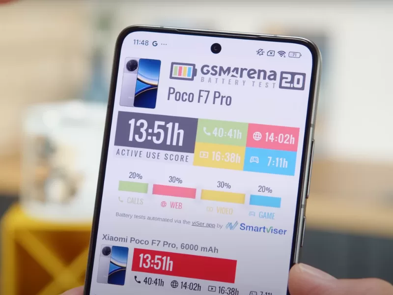 سرعت شارژ پوکو F7 Pro