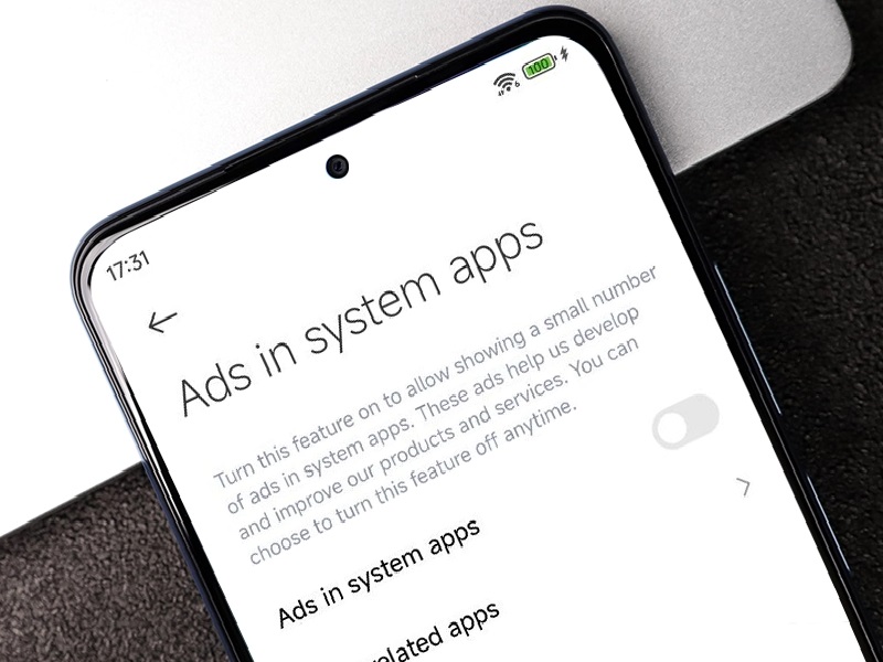 روش حذف تبلیغات شیائومی در اپلیکیشن‌های سیستمی