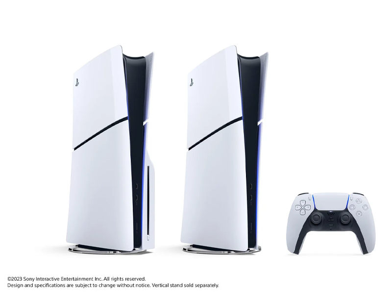 مقایسه طراحی PS5 و PS5 اسلیم