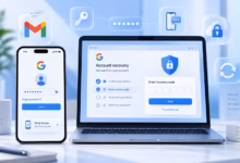 بازیابی رمز جیمیل