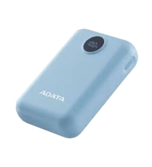 تصویر پاوربانک 20W ای دیتا مدل C100 Digital Display ظرفیت 10000 میلی آمپر ساعت Adata C100 Digital Display 20W 10000mAh Power Bank